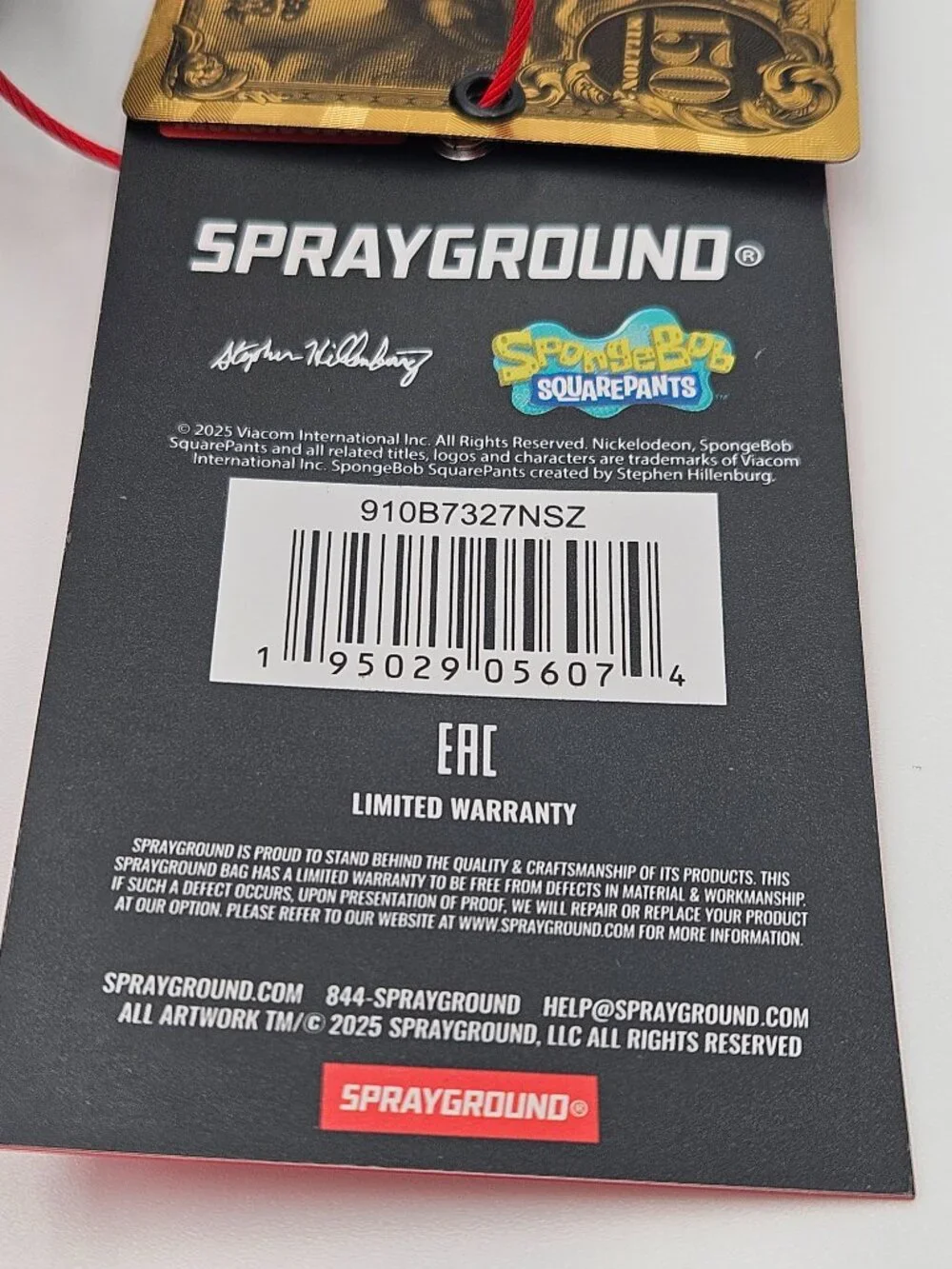 🚨RARE COLLECTORS | STEAL!!🔥Sprayground SpongeBob Stencil Wall DLXR Backpack